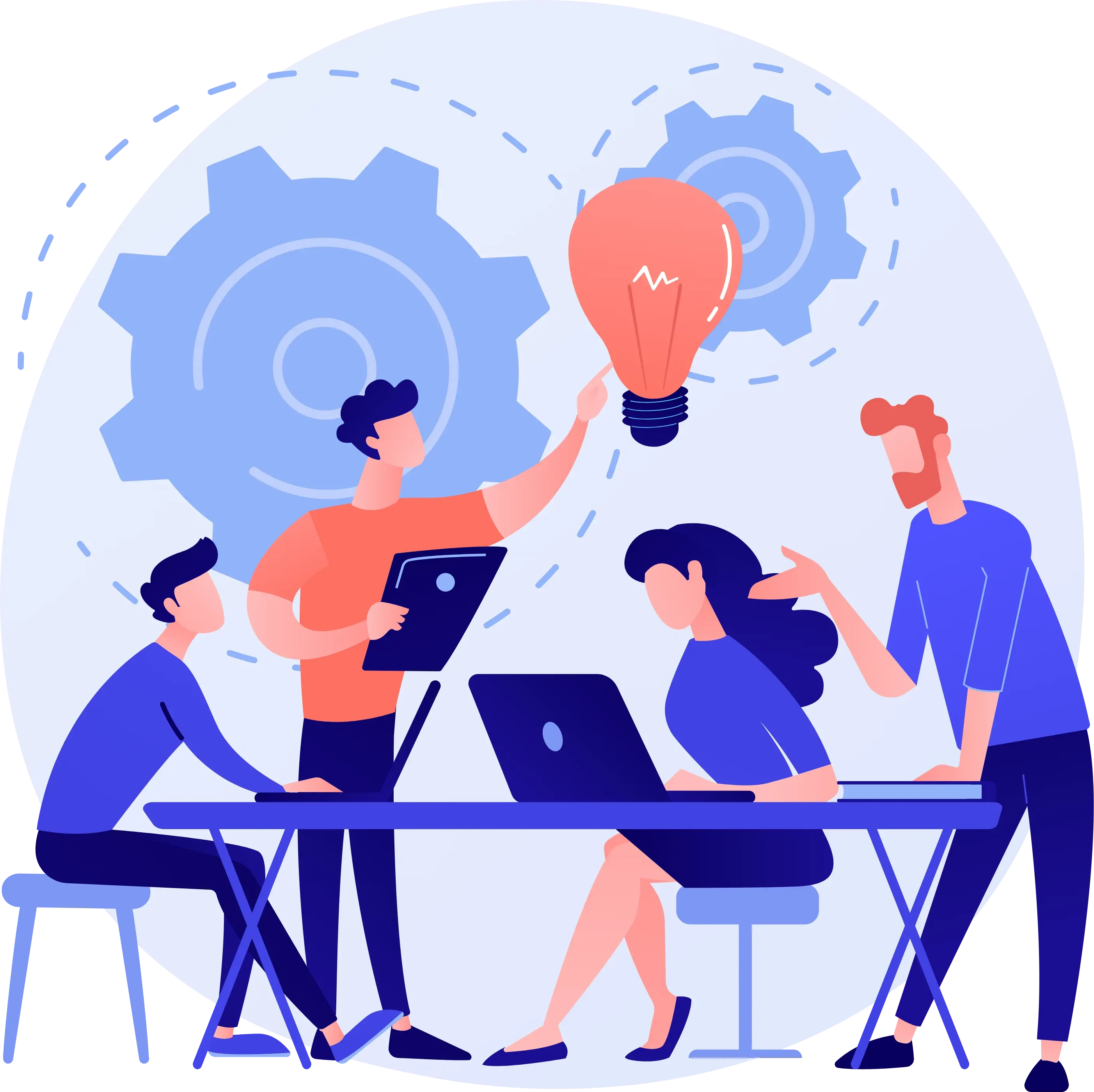 Nuestro equipo en acción